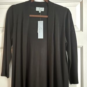 Black long 3/4 sleeve shrug  (NWT)
